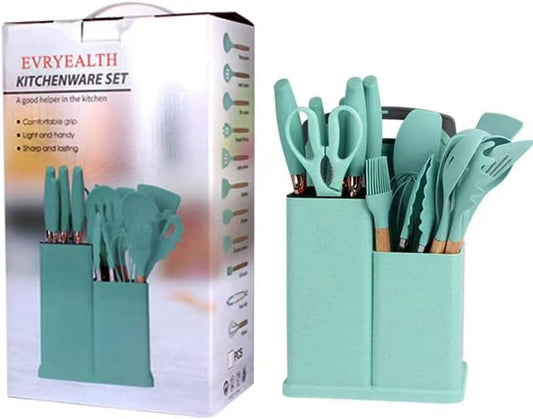 Set Juego 19 Pcs Utensilios Cocina Hogar